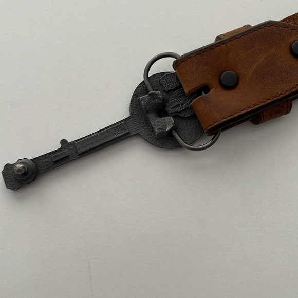 Men’s leather belt - Picture 3 of 8